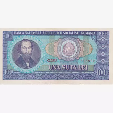 Románia 100 lei 1966.   P 97