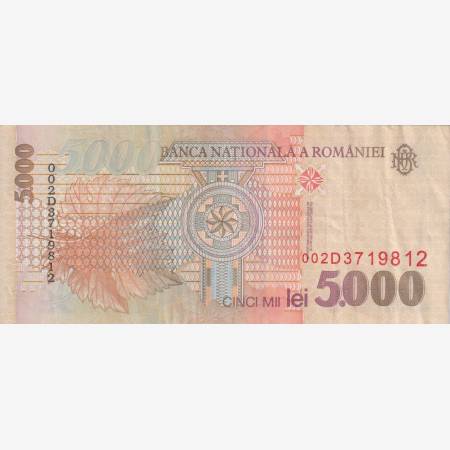 Románia 5000 lei 1998.   P 107