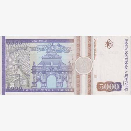 Románia 5000 lei 1993.   P 103a