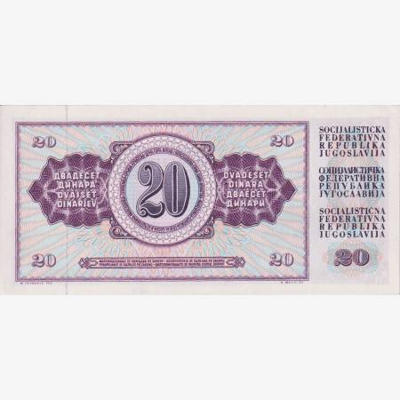 Jugoszlávia 20 dinár 1978.   P 88a