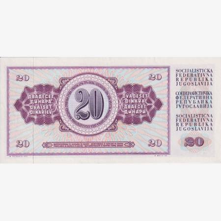 Jugoszlávia 20 dinár 1978.   P 88a