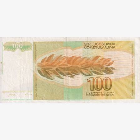 Jugoszlávia 100 dinár 1990.   P 105