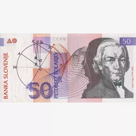 Szlovénia 50 tolarjev 1992.   P 13