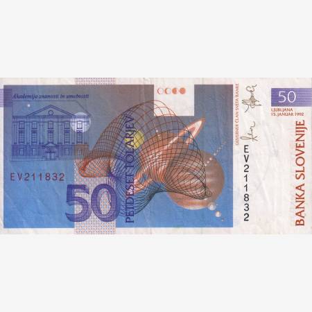 Szlovénia 50 tolarjev 1992.   P 13
