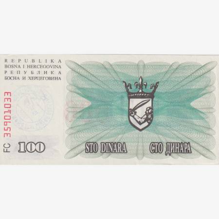 Bosznia-Hercegovina 100.000 dinár 1993.   P 56