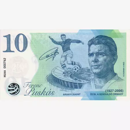 Puskás Ferenc Emlékbankjegy  UV.