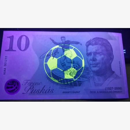 Puskás Ferenc Emlékbankjegy  UV.