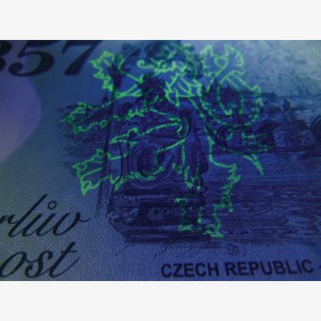 2023. Prága Károly híd Prágai vár 1410. Emlékbankjegy UV.