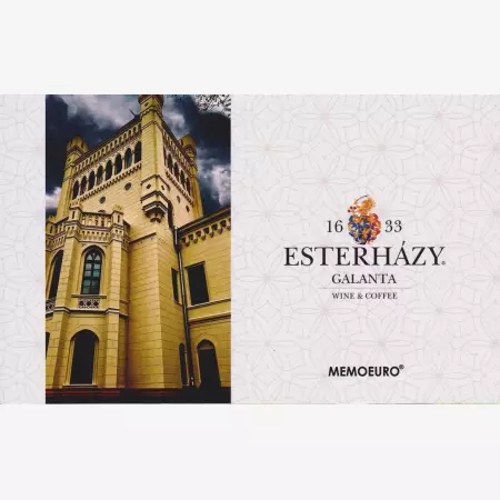 "0" Euro Eszterházy kastély Galánta Emlékbankjegy díszcsomagolás