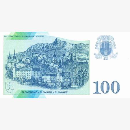 2023. "0" Euro Pozsonyi vár Emlékbankjegy UV.