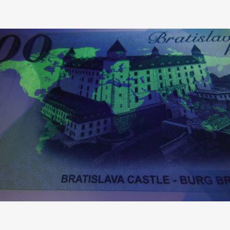 2023. "0" Euro Pozsonyi vár Emlékbankjegy UV.