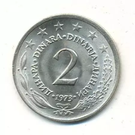 Jugoszlávia 2 dinár 1973. NI.