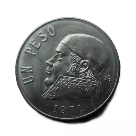 Mexikó 1 peso 1971. Ni.