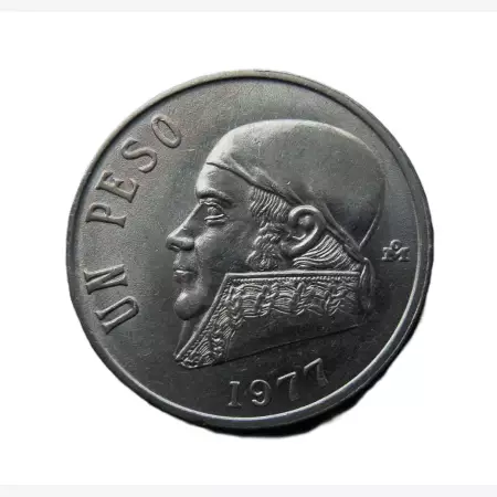 Mexikó 1 peso 1977. Ni.