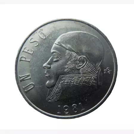 Mexikó 1 peso 1981. Ni.