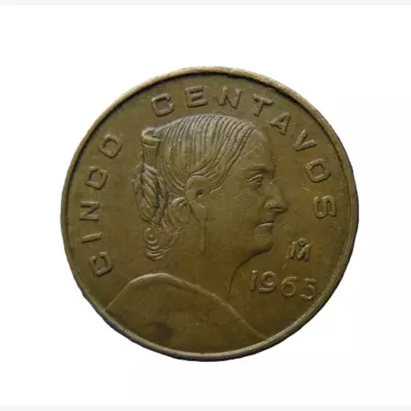 Mexikó 5 centavos 1965. Br.