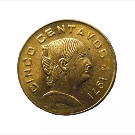 Mexikó 5 centavos 1971. Br.