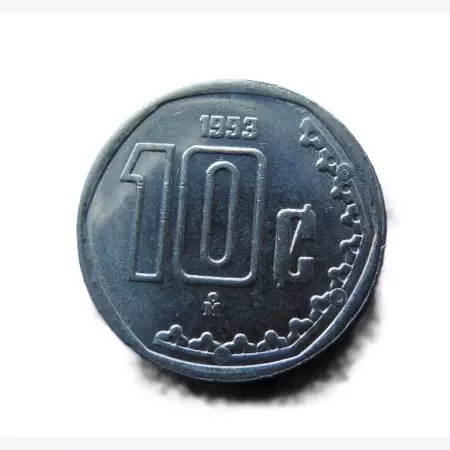 Mexikó 10 centavos 1993. Ni.