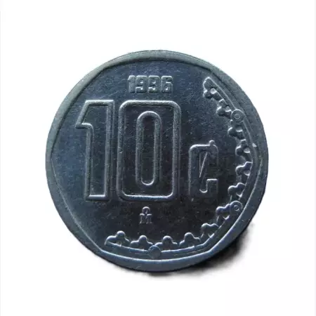 Mexikó 10 centavos 1996. Ni.
