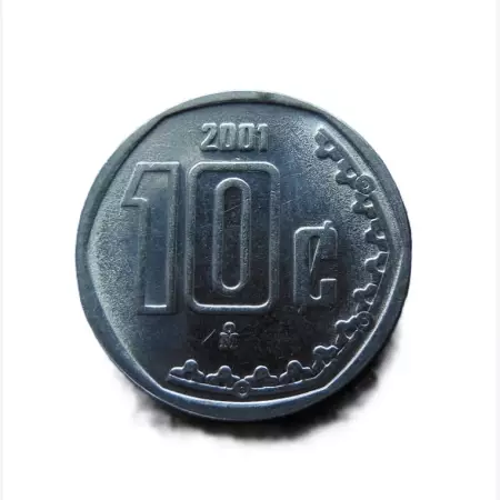 Mexikó 10 centavos 2001. Ni.