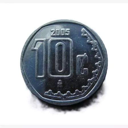 Mexikó 10 centavos 2005. Ni.