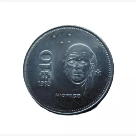 Mexikó 10 pesos 1989. Ni.