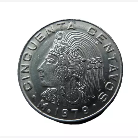 Mexikó 50 centavos 1979. Ni.