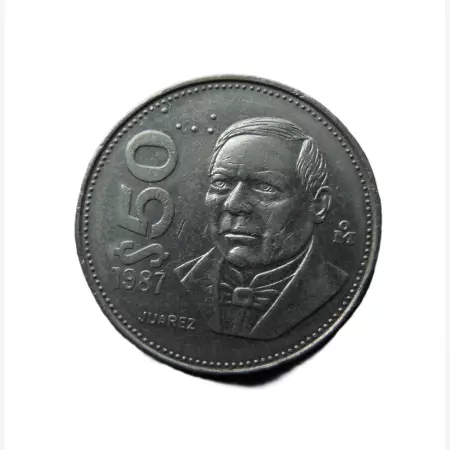 Mexikó 50 pesos 1987. Ni.