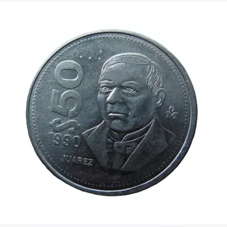 Mexikó 50 pesos 1990. Ni.