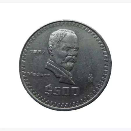 Mexikó 500 pesos 1987. Ni.