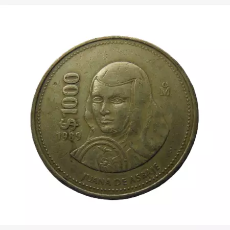 Mexikó 1000 pesos 1989. Br.