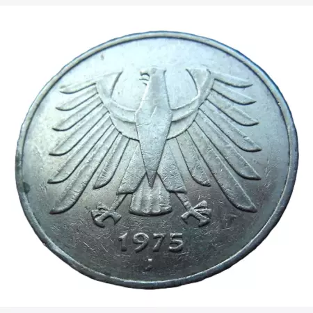 Német 5 márka 1975.J  Ni