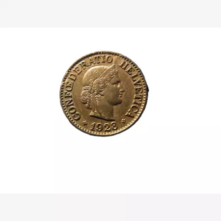 Svájc 10 rappen 1928.  Ni