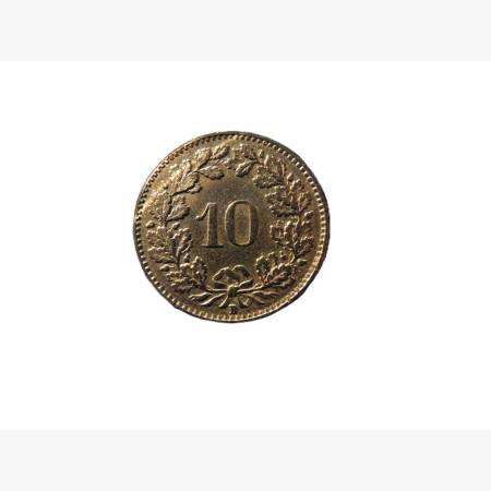 Svájc 10 rappen 1931.  Ni