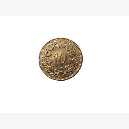 Svájc 10 rappen 1942.  Ni
