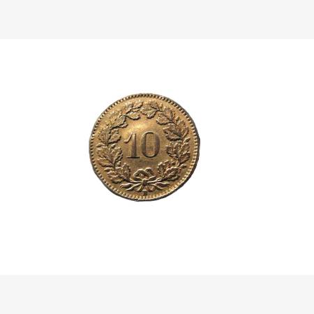 Svájc 10 rappen 1943.  Ni
