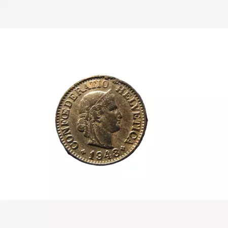 Svájc 10 rappen 1948.  Ni