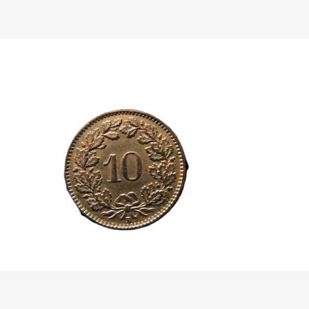 Svájc 10 rappen 1951.  Ni