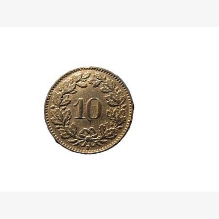 Svájc 10 rappen 1954.  Ni