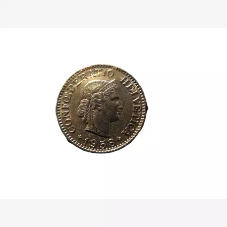 Svájc 10 rappen 1958.  Ni