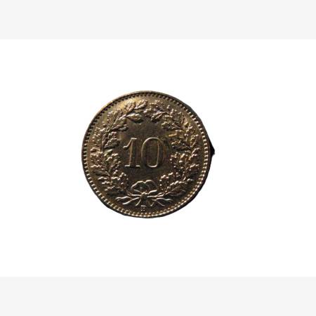 Svájc 10 rappen 1959.  Ni