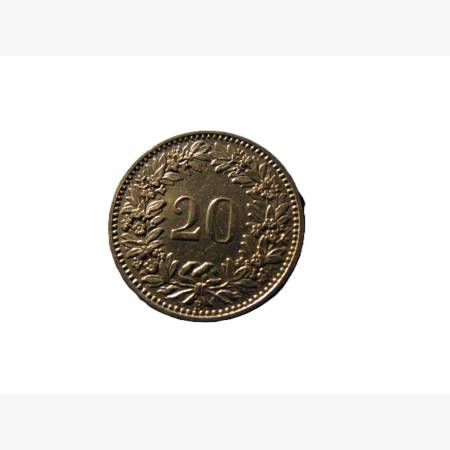 Svájc 20 rappen 1921.  Ni