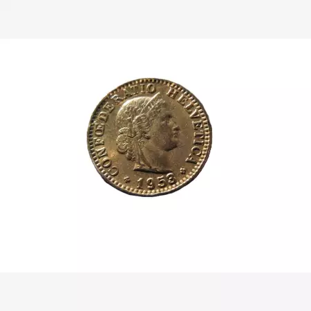 Svájc 20 rappen 1953.  Ni