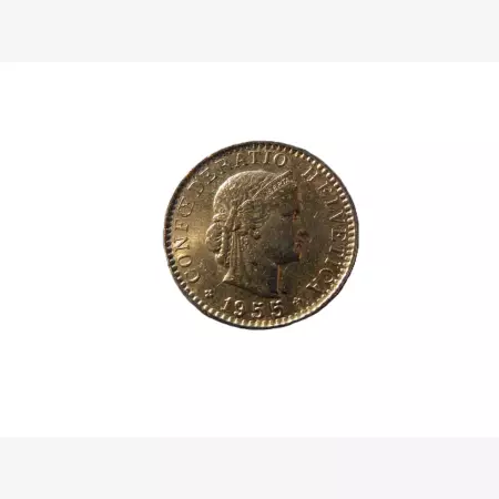 Svájc 20 rappen 1955.  Ni