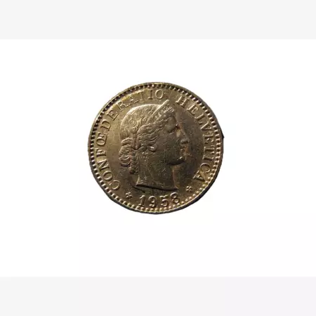 Svájc 20 rappen 1958.  Ni