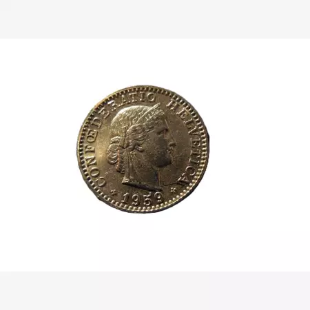 Svájc 20 rappen 1959.  Ni
