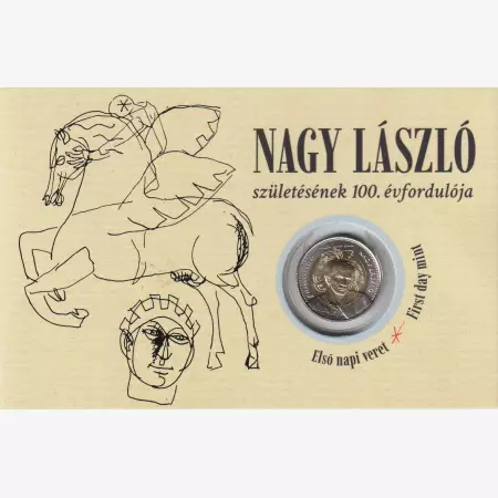 2025. Nagy lászló 100 Forint elsőnapi