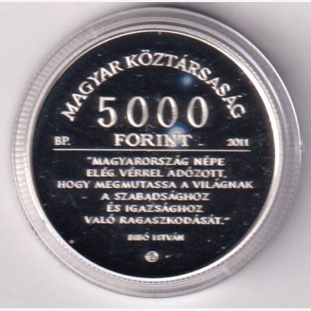 2011.PP Bibó István szül.100 évford. 5.000 Forint