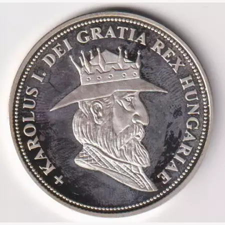 "Királyi koronák"1909.PP I. Károly  5 korona UP. Ezüst