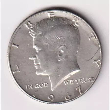 USA. Kennedy Half dollár 1967. Ezüst